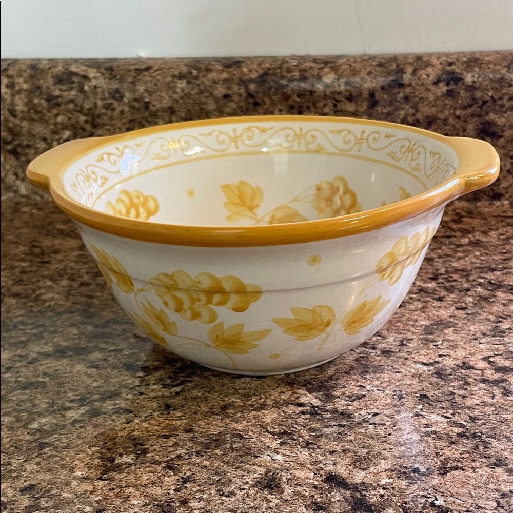 Temp-tations yellow Presentable Ovenware bowl‎